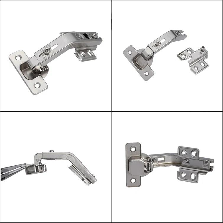Decobasics - Lasy Susan - Pie-corner Cabinet Corner Cabinet Door Hinge Hinges Kit (135 Degree - 1 Pair (2 Hinges))