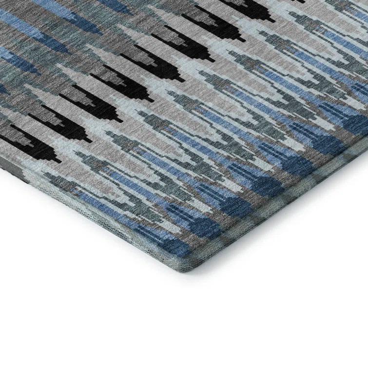 Premium Machine Washable Mayfield Gray Rug