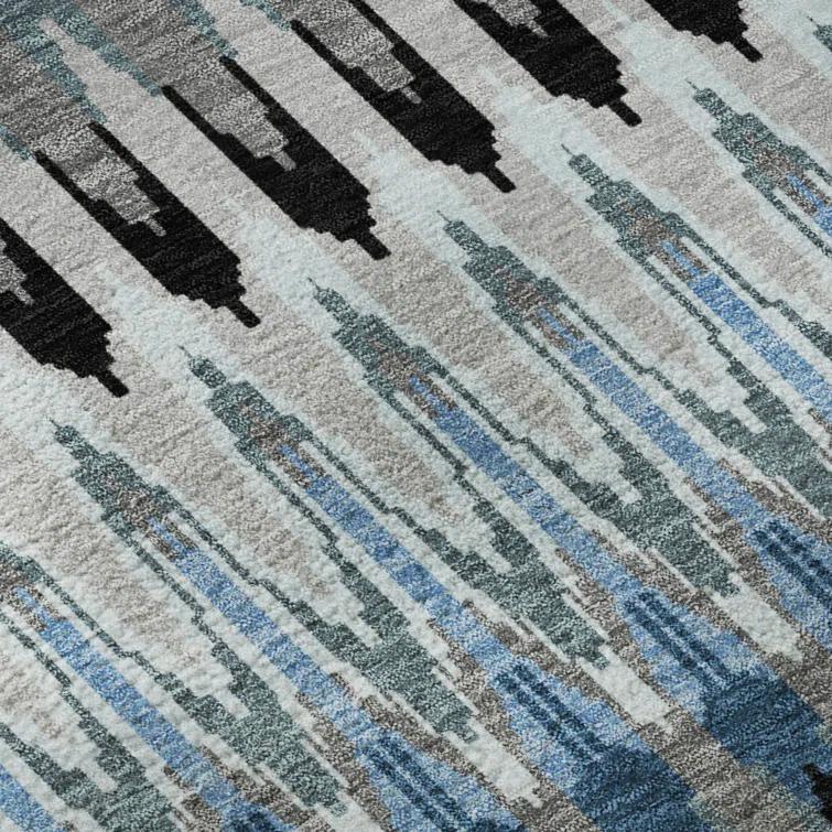 Premium Machine Washable Mayfield Gray Rug