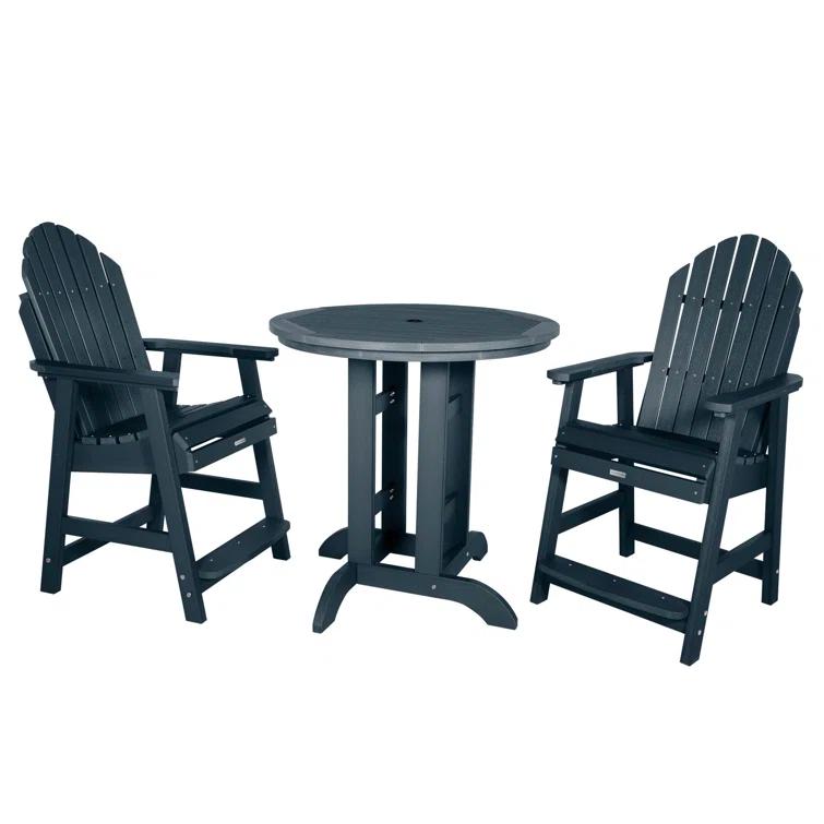 Anette 2-Person 36" Round, Counter-Height Dining Set
