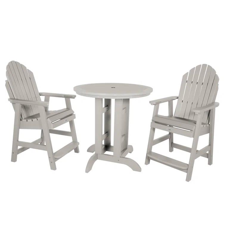 Anette 2-Person 36" Round, Counter-Height Dining Set