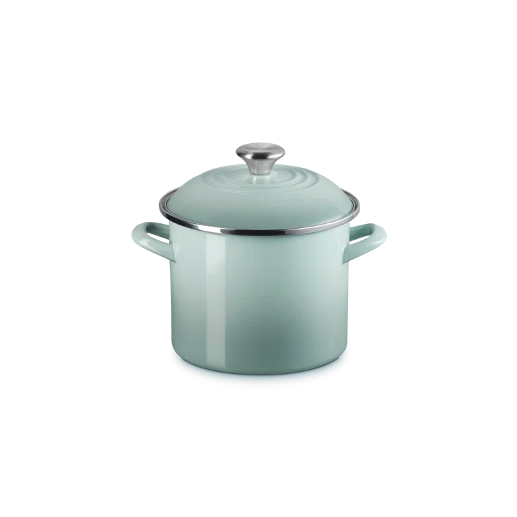 Le Creuset ® 6-Qt. Sea Salt Stockpot with Stainless Steel Knob