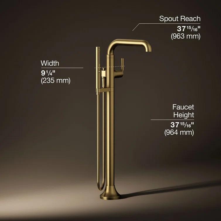 Tone Floor Mounted Clawfoot Tub Faucet