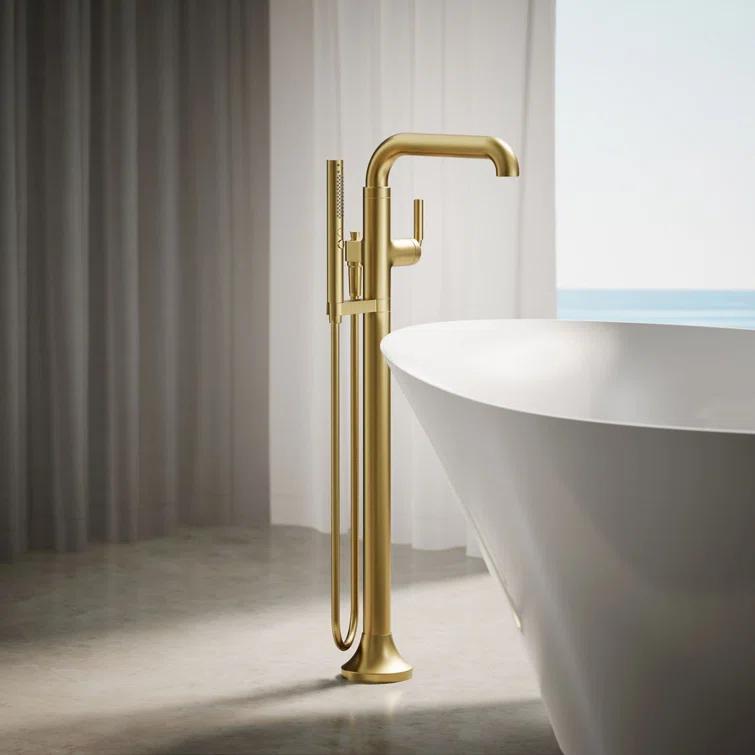 Tone Floor Mounted Clawfoot Tub Faucet