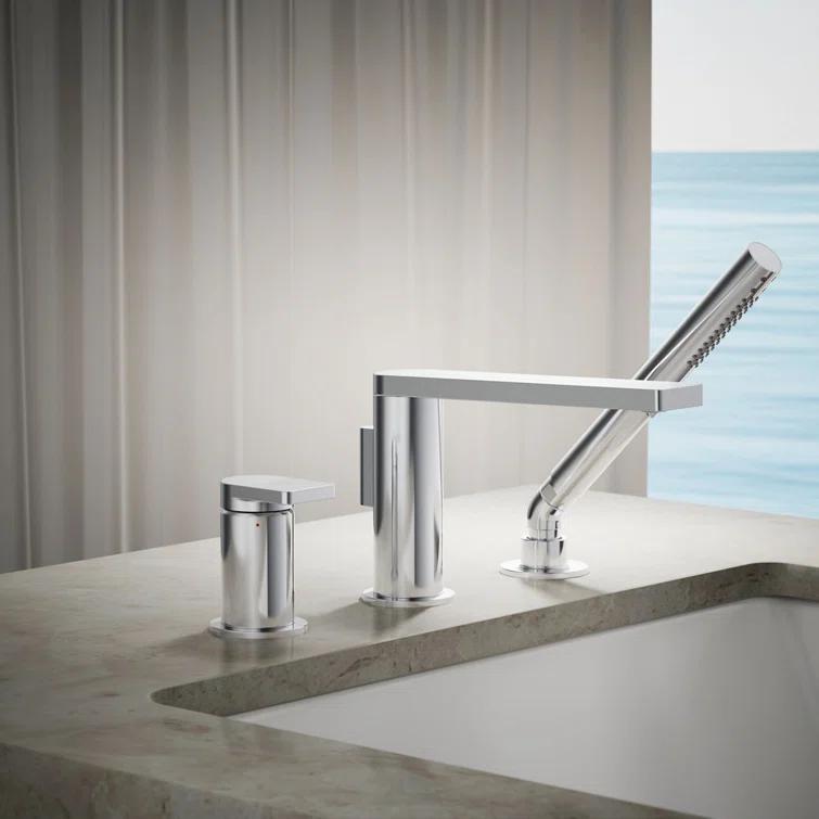 Composed® Single Handle Deck Mounted Roman Tub Faucet with Diverter