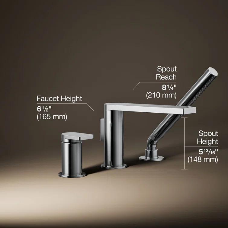 Composed® Single Handle Deck Mounted Roman Tub Faucet with Diverter