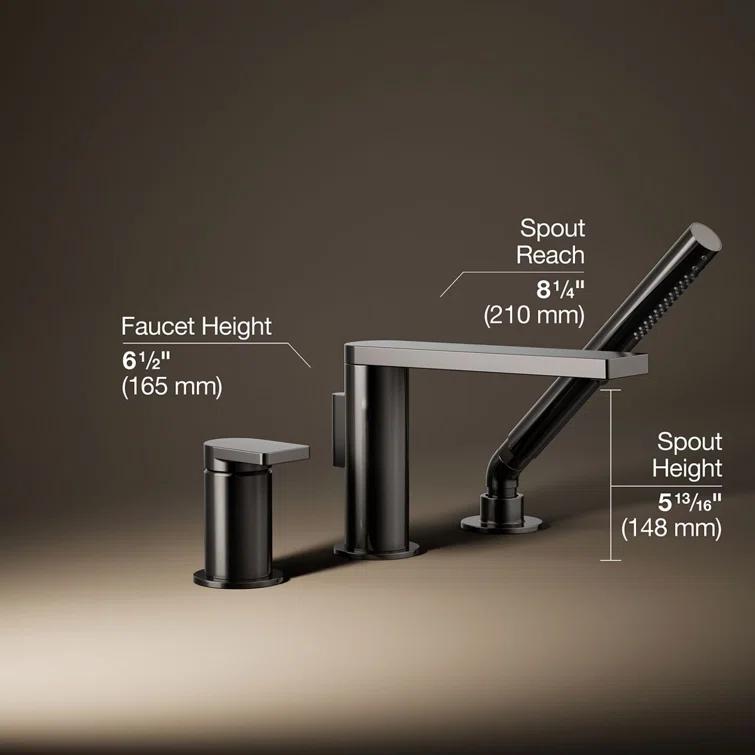 Composed® Single Handle Deck Mounted Roman Tub Faucet with Diverter