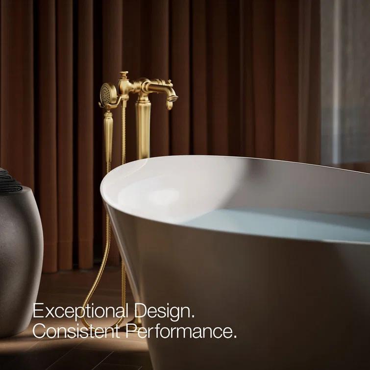 Artifacts® Single Handle Floor Mounted Clawfoot Tub Faucet