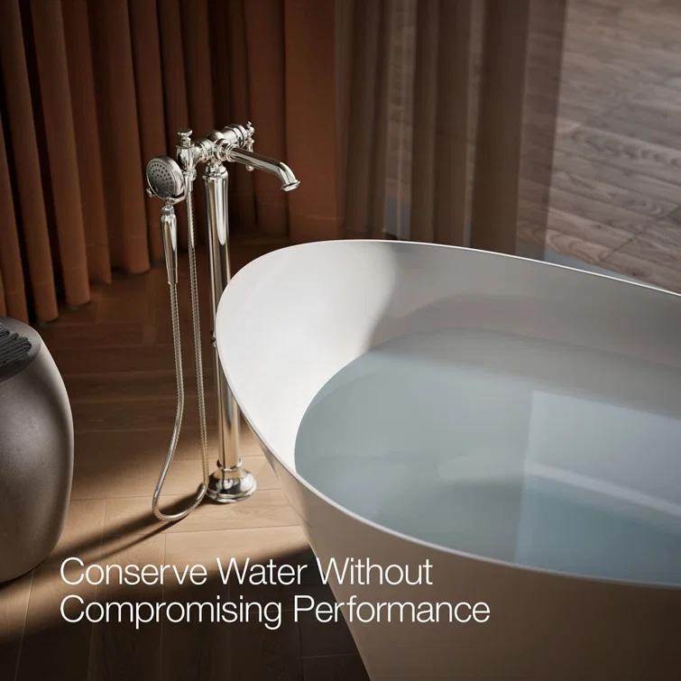 Artifacts® Single Handle Floor Mounted Clawfoot Tub Faucet