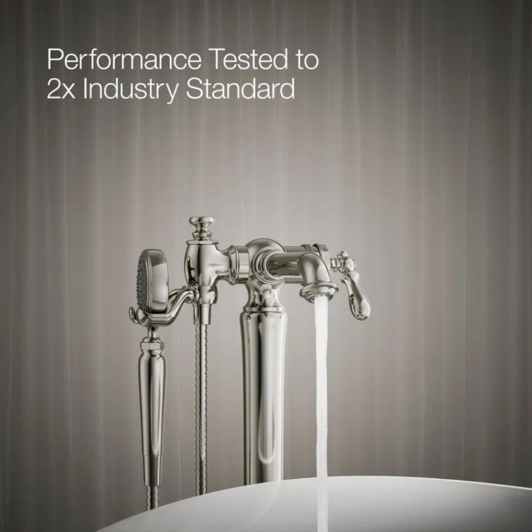 Artifacts® Single Handle Floor Mounted Clawfoot Tub Faucet
