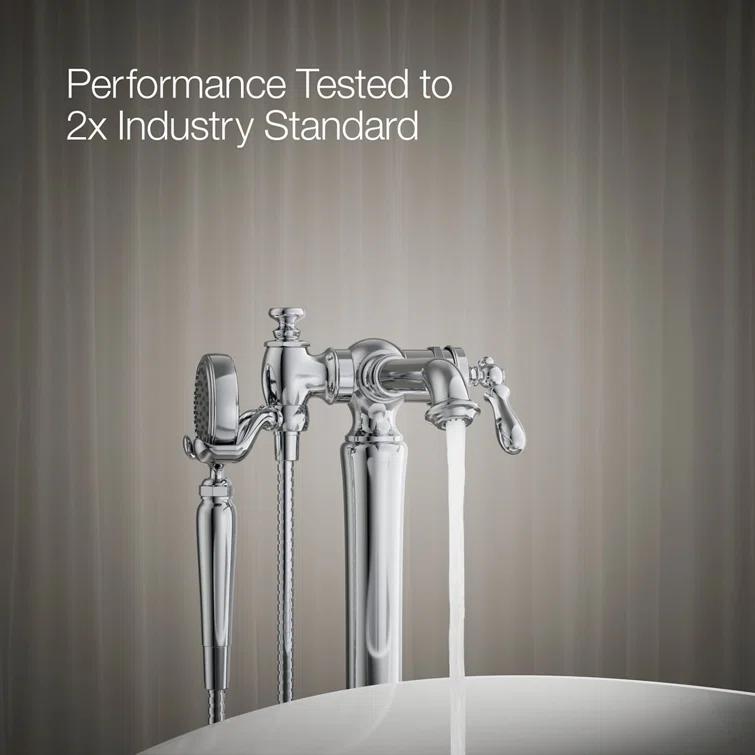Artifacts® Single Handle Floor Mounted Clawfoot Tub Faucet