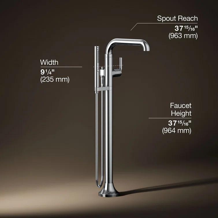 Tone Floor Mounted Clawfoot Tub Faucet