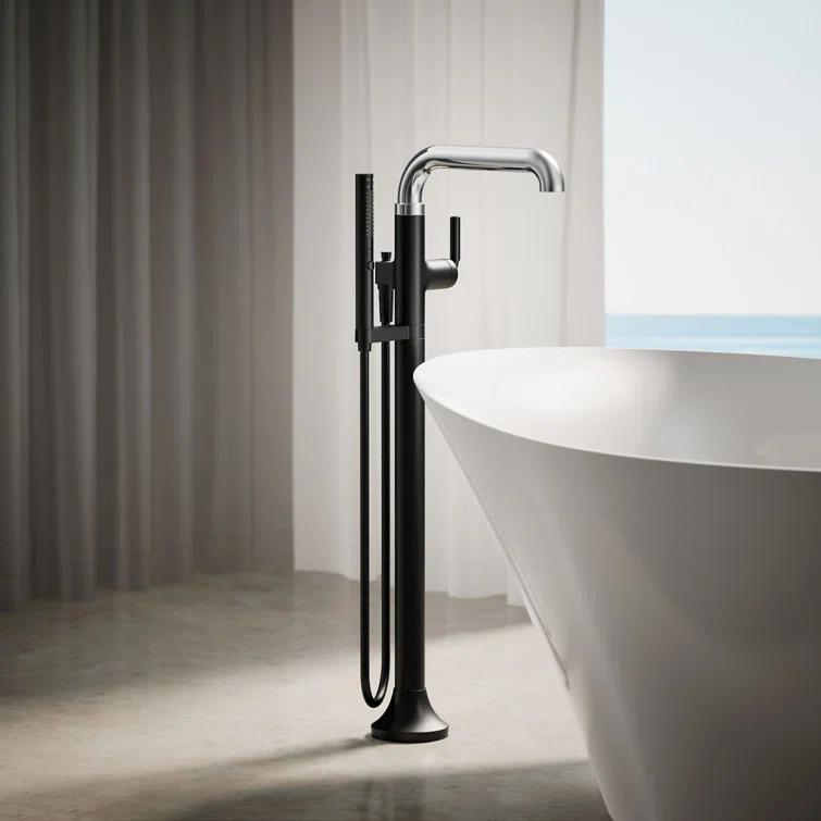 Tone Floor Mounted Clawfoot Tub Faucet