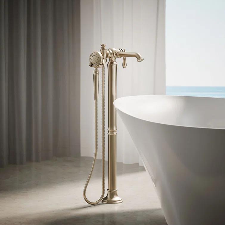 Artifacts® Single Handle Floor Mounted Clawfoot Tub Faucet