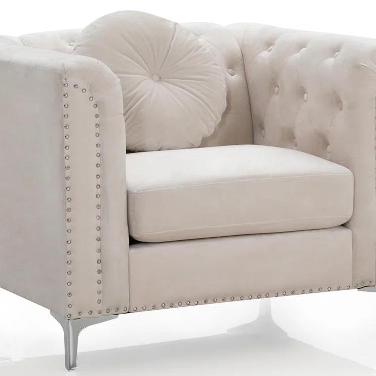 Soho Velvet Chesterfield Chair