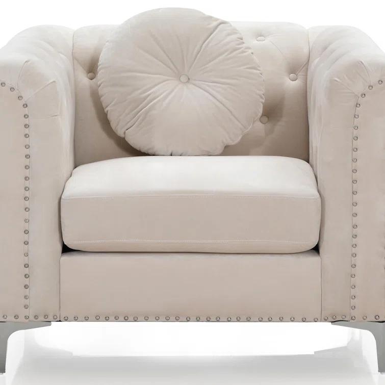 Soho Velvet Chesterfield Chair