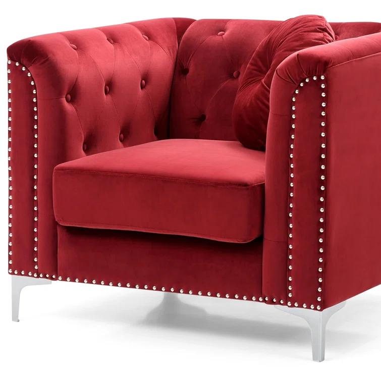 Soho Velvet Chesterfield Chair