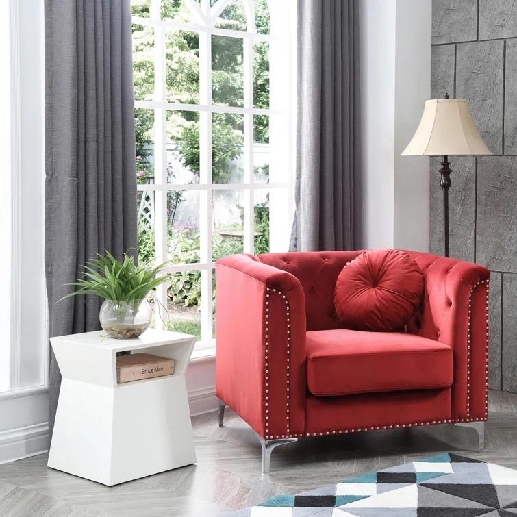 Soho Velvet Chesterfield Chair