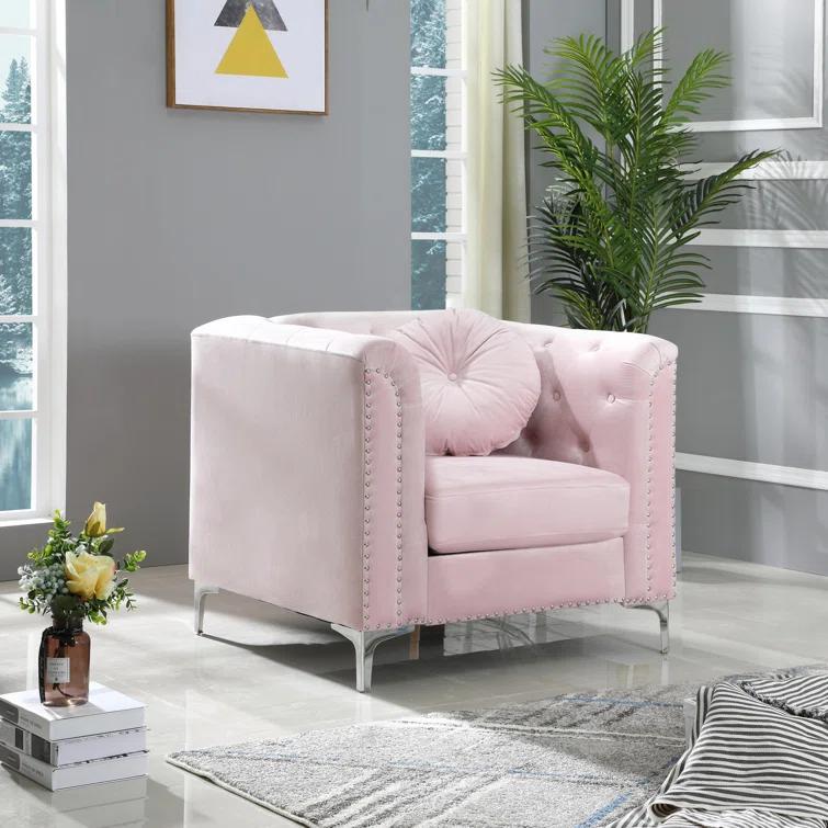 Soho Velvet Chesterfield Chair