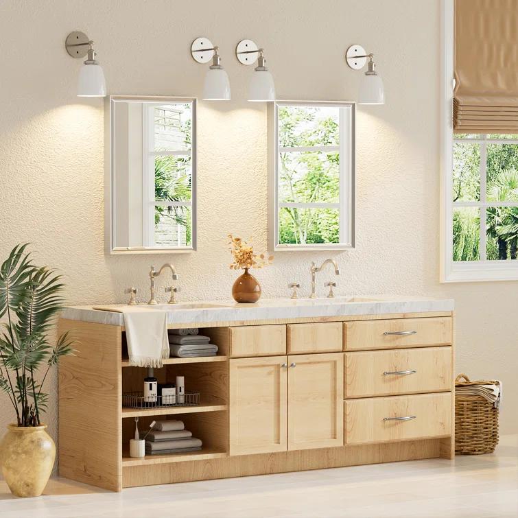 Lohoski Decorative Wall Mirror Beveled Design, Bathroom Vanity Mirror Accent Mirror Finish