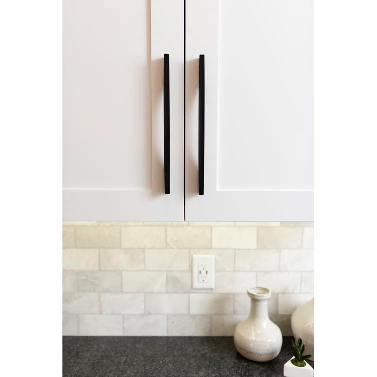 Brushed Golden Brass Modern Finger Pull Handle 3 Inch