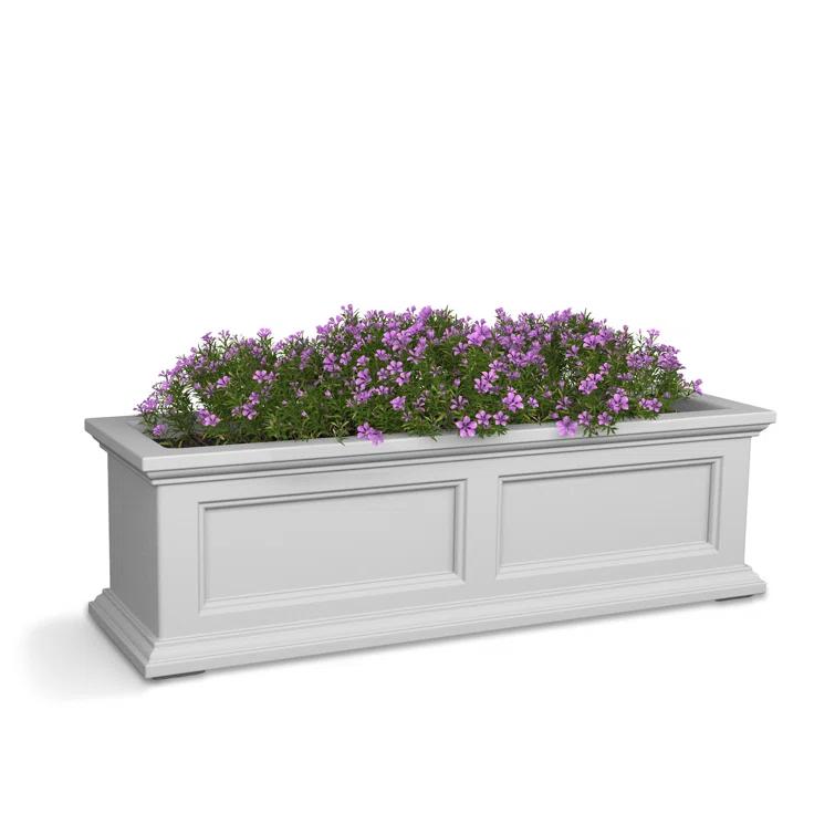 Mayne Inc. Anastasiya Resin Window Box Planter with Water Reservoir