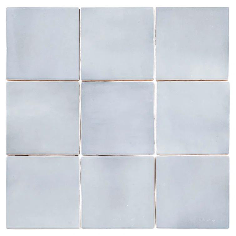 Andova Fion 4-in. Mediterranean-Inspired Glossy Ceramic Wall Tile
