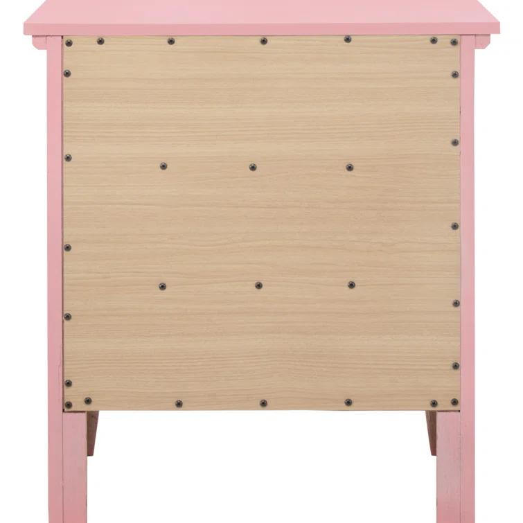 Hammond 3 - Drawer Nightstand Bed Side Table Wood Nightstand Small Bedside Table And Dresser