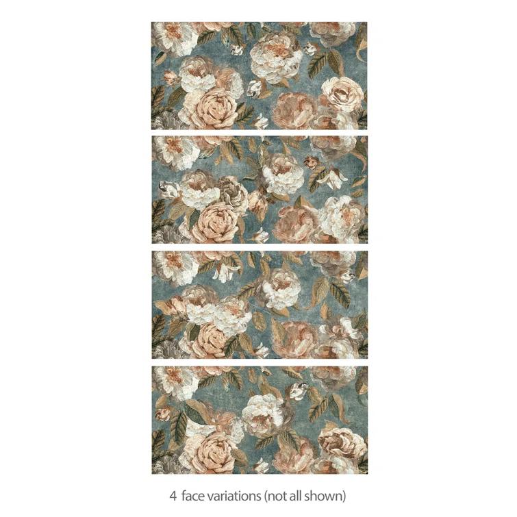 Merola Tile Parete Fiori 24" x 47" Porcelain Natural / Floral Wall & Floor Tile
