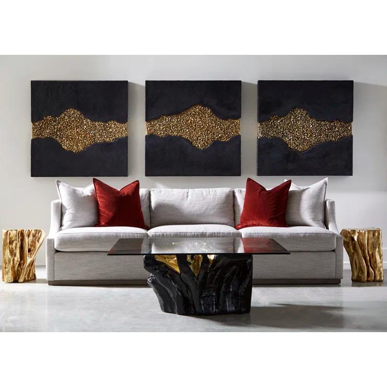 Noir Cast Root Coffee Table