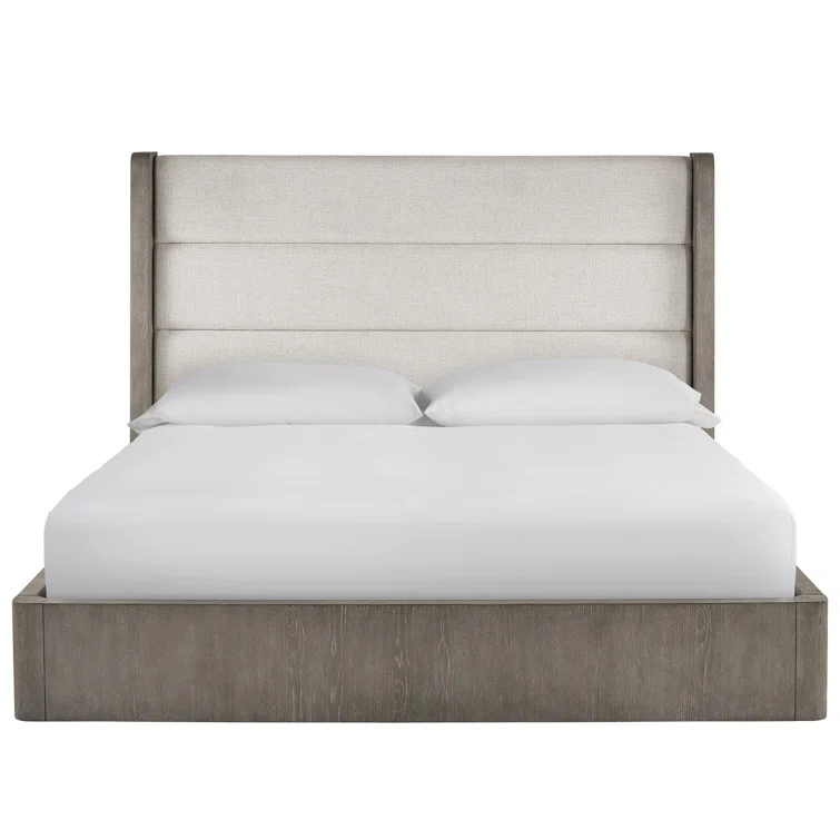 ErinnV X Universal Upholstered Wingback Bed
