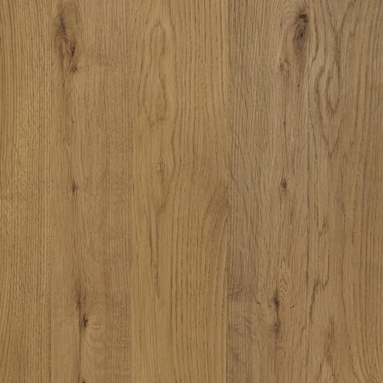 Hermoza Extendable Round Dining Table - Natural Oak