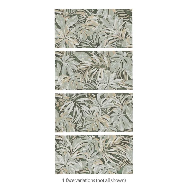 Parete Tropici 24" x 47" Porcelain Natural / Floral Wall & Floor Tile
