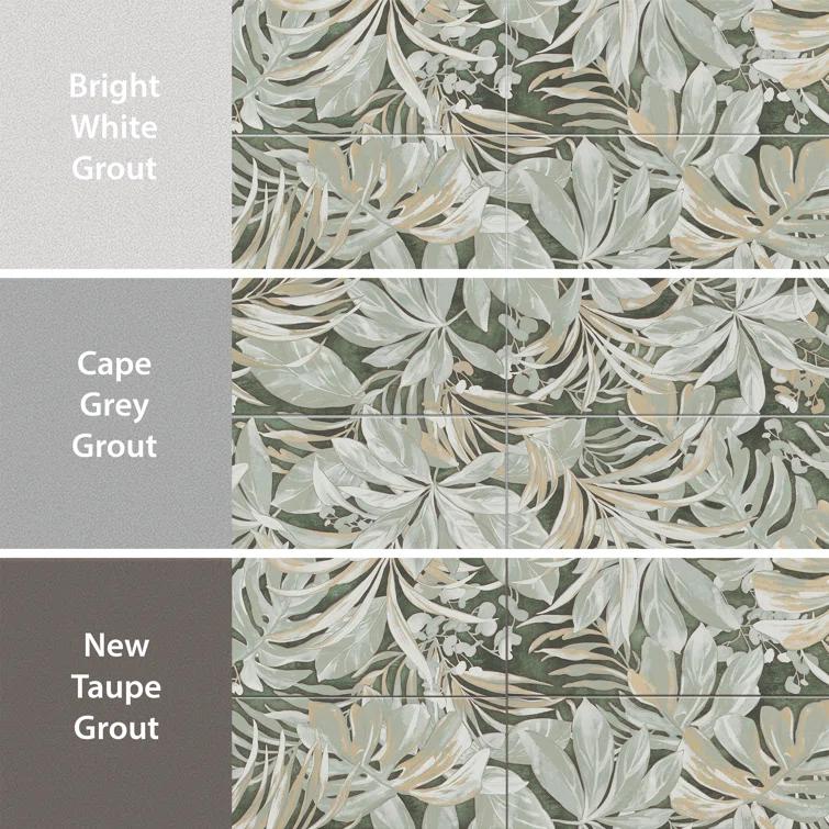 Parete Tropici 24" x 47" Porcelain Natural / Floral Wall & Floor Tile