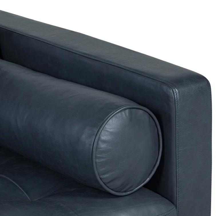 Napa 88.5'' Full-Grain Genuine Italian Leather Sofa