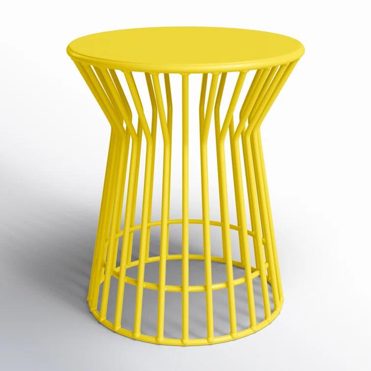 Roberta 20.08'' Metal Outdoor Side Table