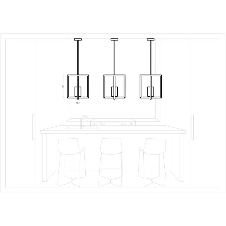 Mitte 1 - Light Midnight Black Single Pendant