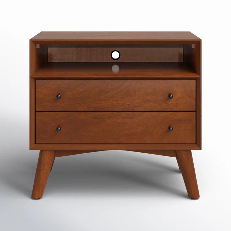Williams 2-Drawer Nightstand with Shelf