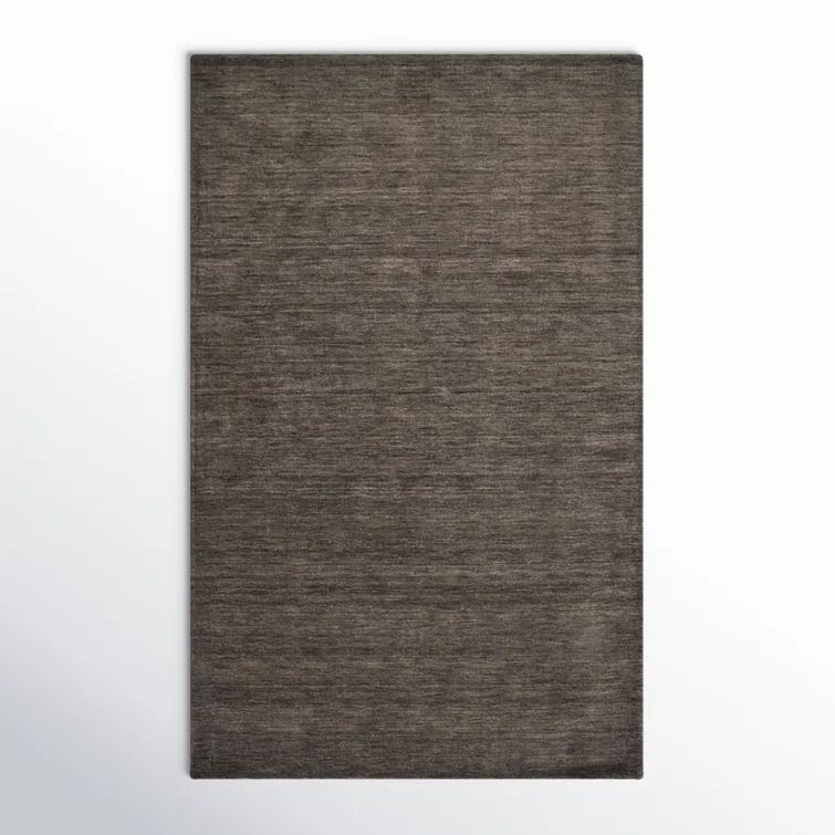 Handmade Tufted Wool Charcoal Area Rug