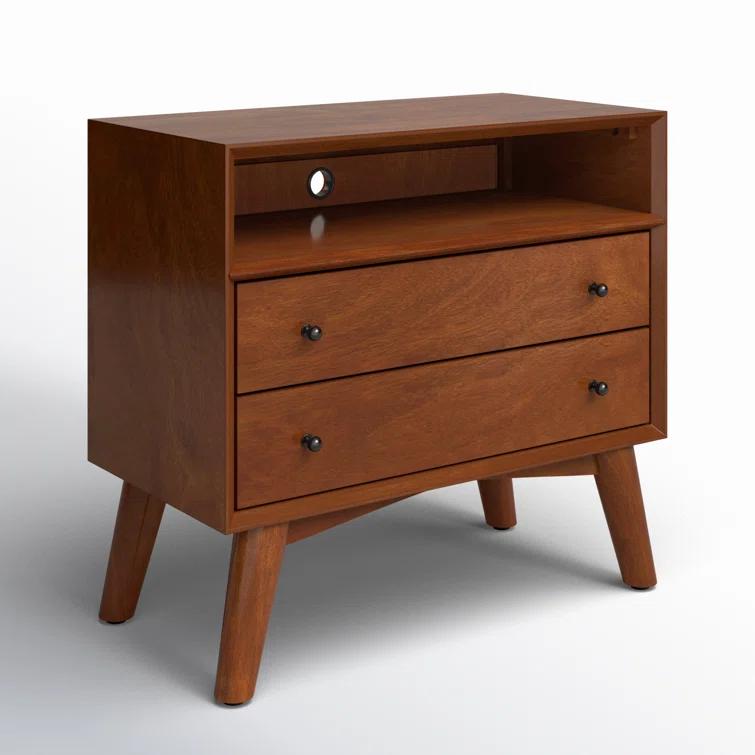 Williams 2-Drawer Nightstand with Shelf