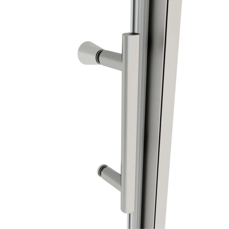 RAY'S RUGS & FLOORING LLC 12RRFR142461LTS 38-42" W x 71" H Pivot Frame Sliding Shower Door with 6mm Tempered Glass