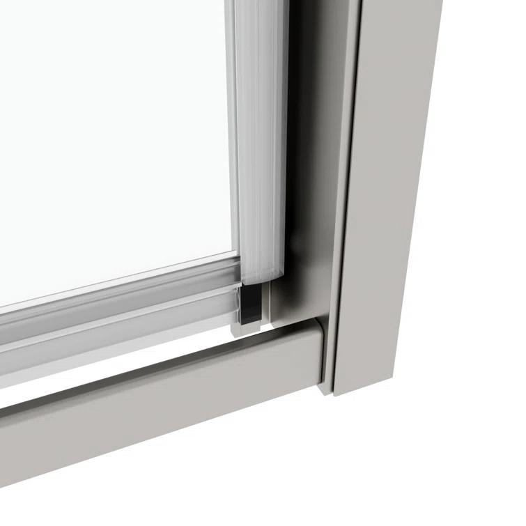 RAY'S RUGS & FLOORING LLC 12RRFR142461LTS 38-42" W x 71" H Pivot Frame Sliding Shower Door with 6mm Tempered Glass