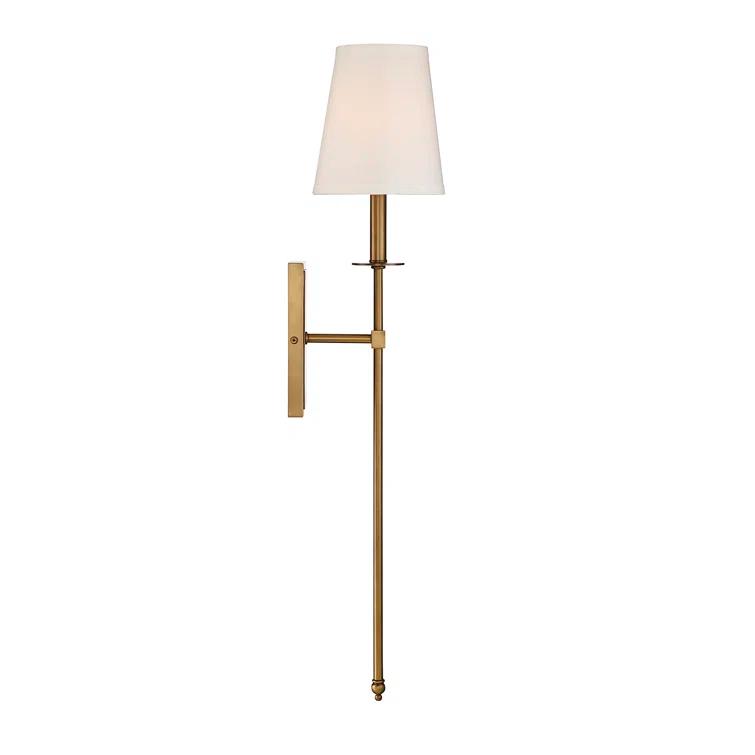 Savoy House Monroe 1 - Light Wall Light in  Warm Brass