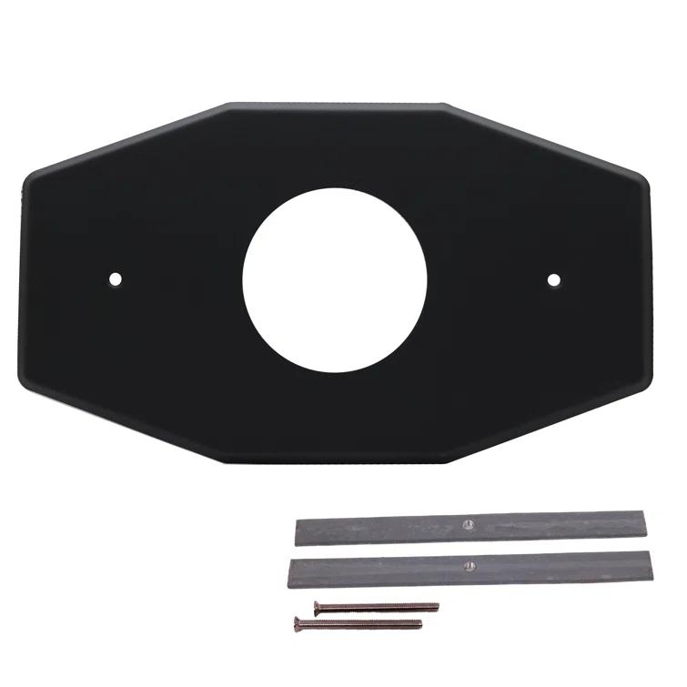 One-Hole Remodel Cover Plate for Mixet Bathtub and Shower Valves