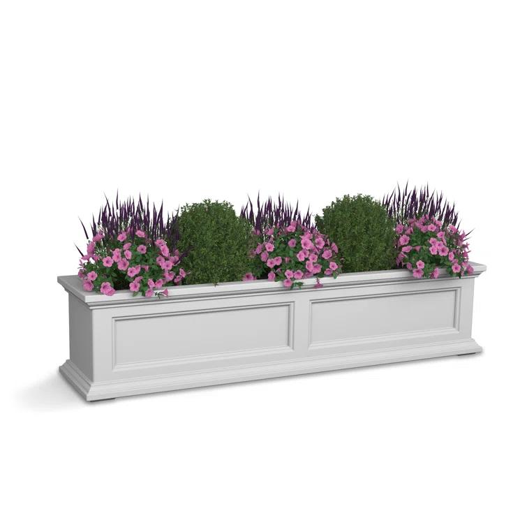 Mayne Inc. Anastasiya Resin Window Box Planter with Water Reservoir
