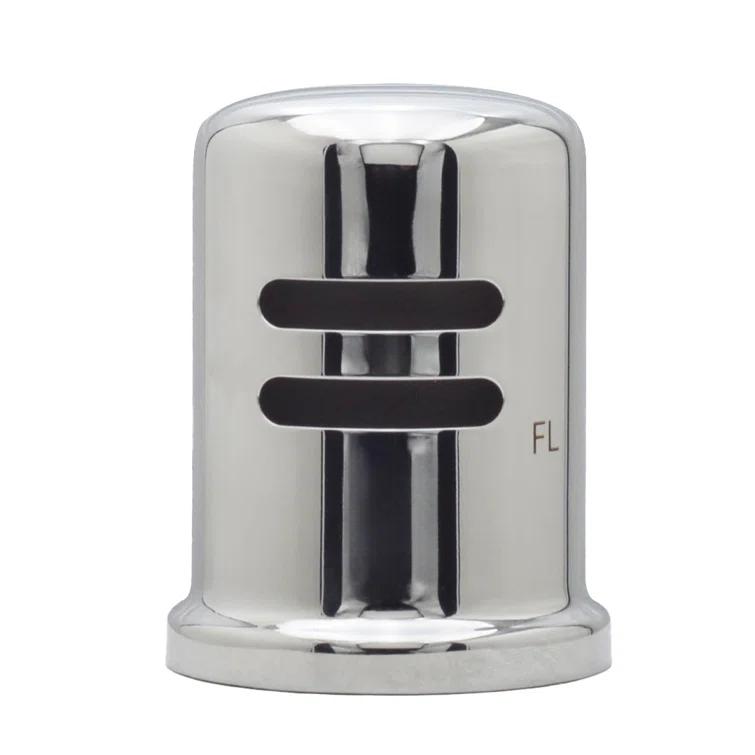1-3/4" x 2-3/4" Solid Brass Air Gap Cap Only, Skirted