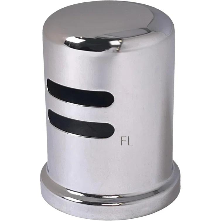 1-3/4" x 2-3/4" Solid Brass Air Gap Cap Only, Skirted