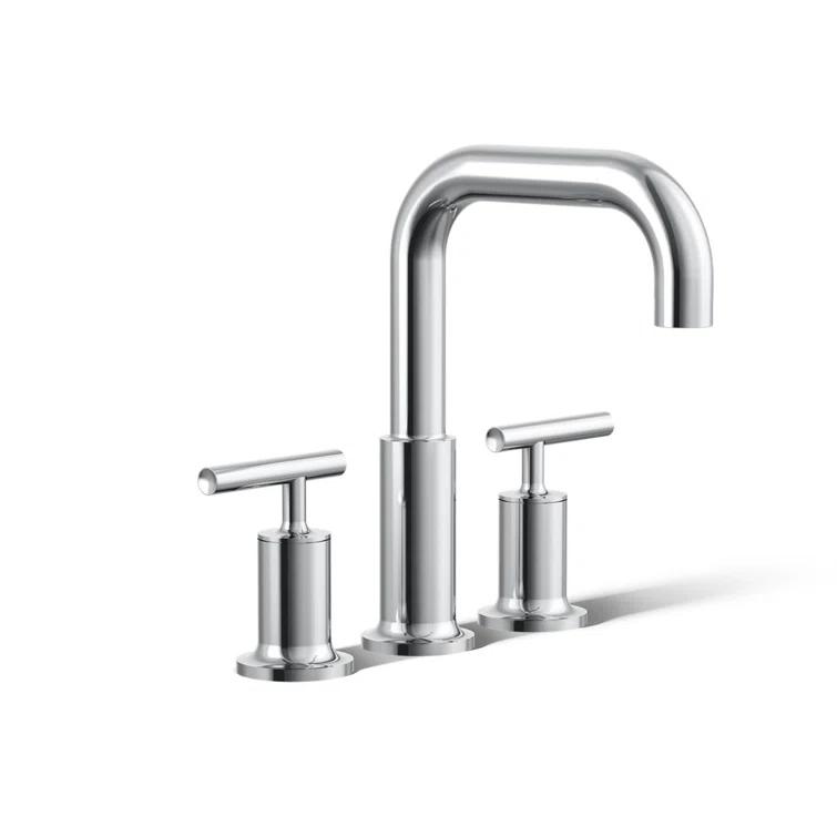 Purist® for Two Deck-Mount Bath Faucet Trim for High-Flow Valve with Lever Handles, Valve Not Included