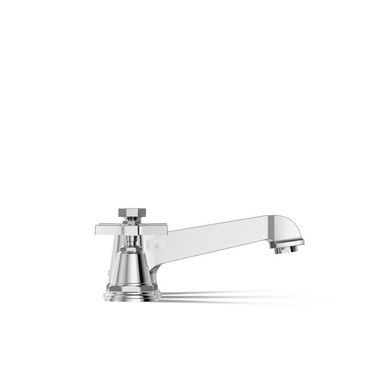 Pinstripe® Pure Deck-Mount Bath Faucet Trim for High-Flow Valve with Cross Handles, Valve Not Included