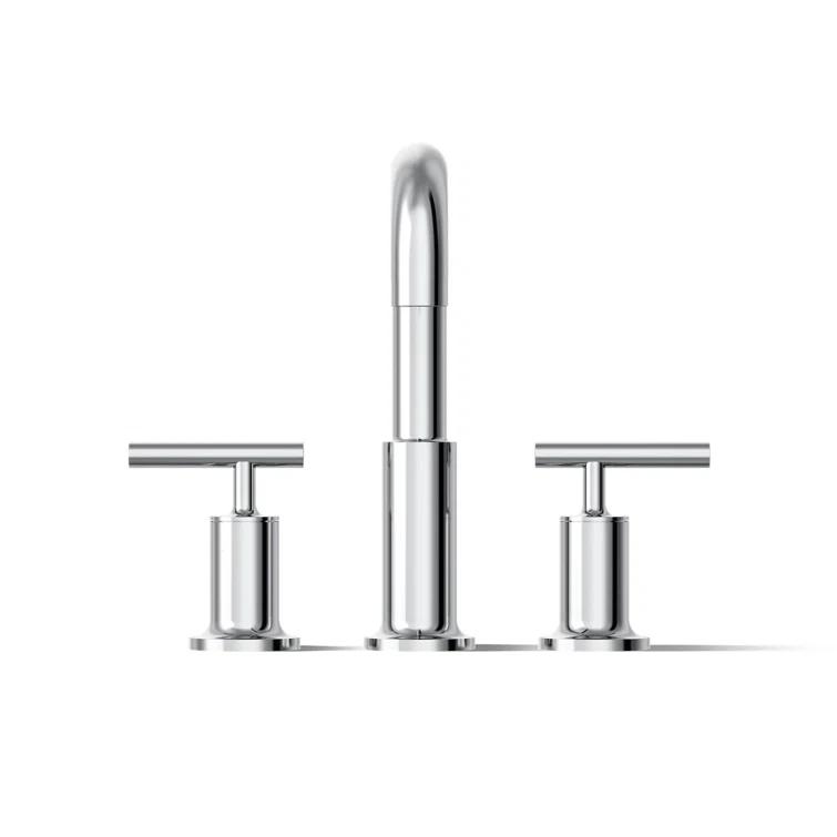 Purist® for Two Deck-Mount Bath Faucet Trim for High-Flow Valve with Lever Handles, Valve Not Included